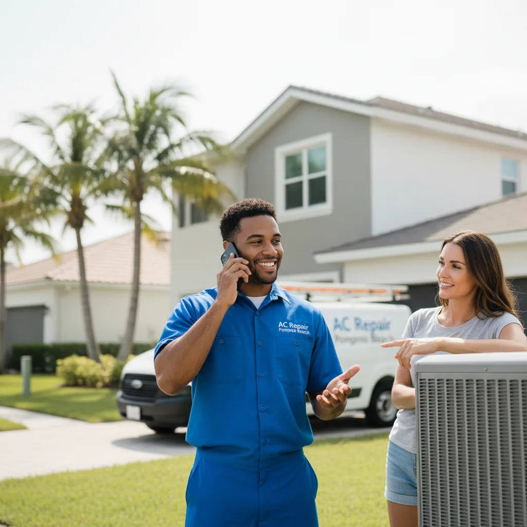 AC Repair Pompano Beach customer support in Beach Park